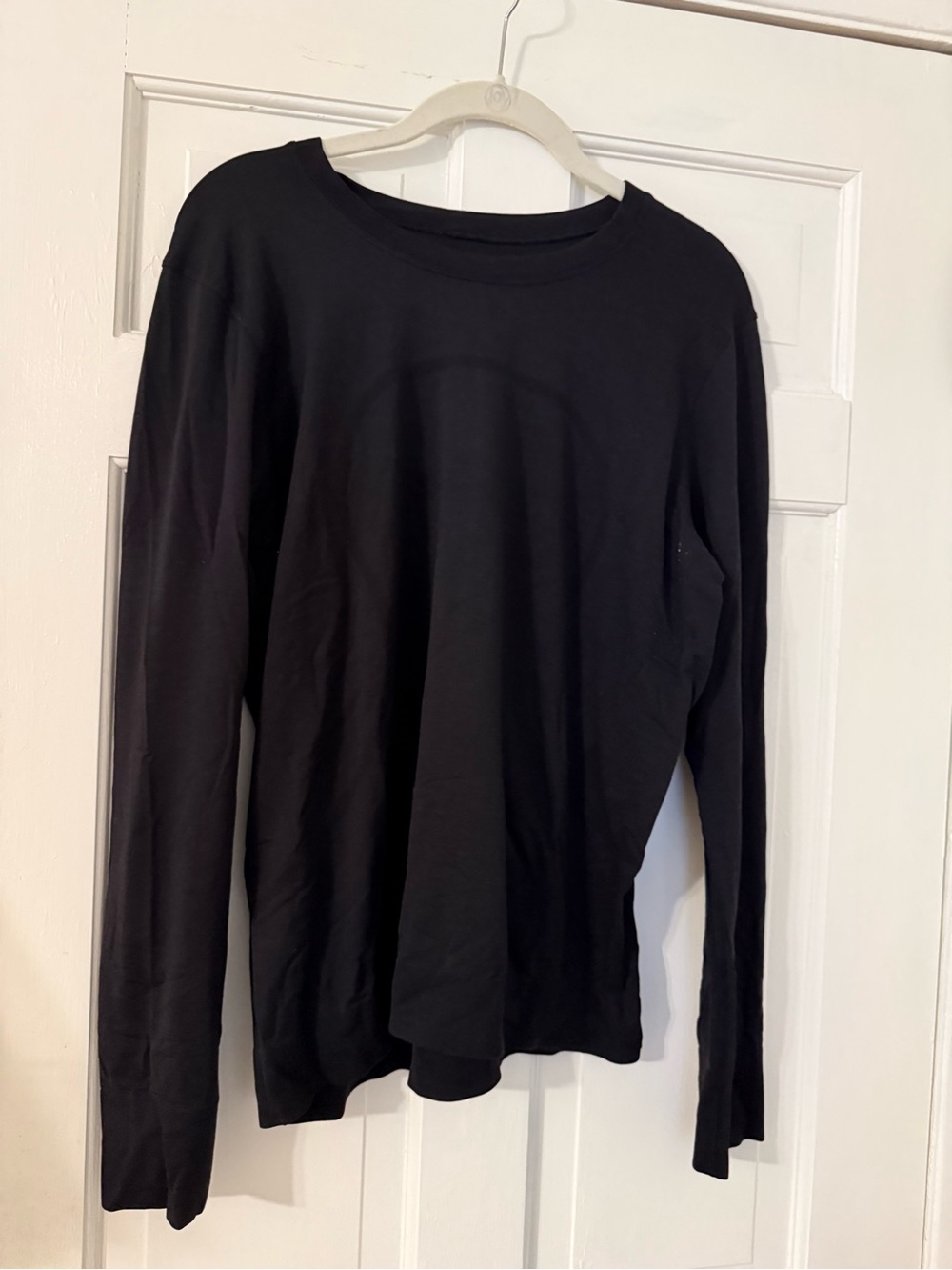 lululemon athletica Relaxed Swiftly Black Long-Sleeve Crew Top